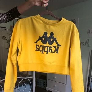 Kappa cropped sweat shirt